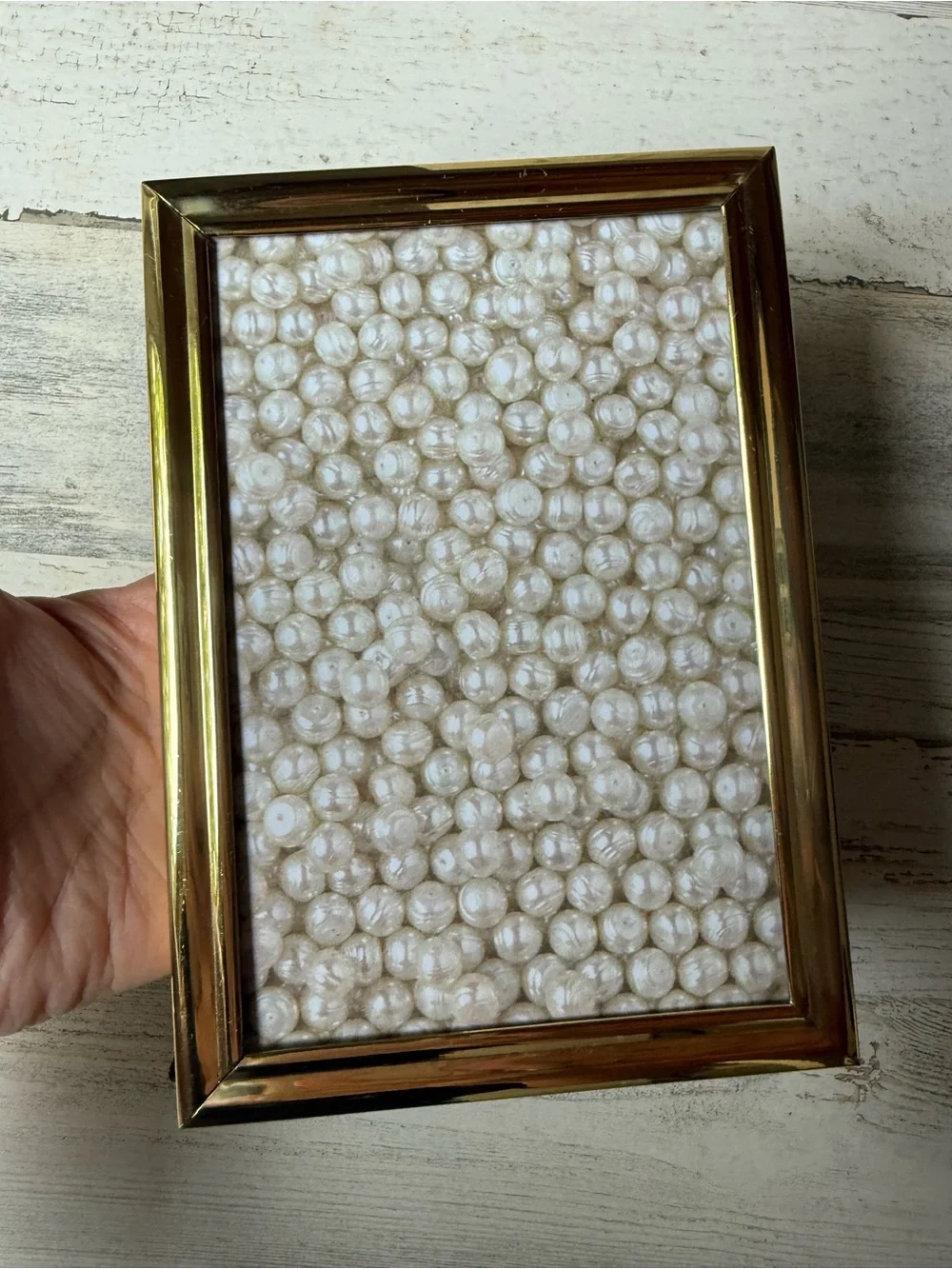 Vintage Mid-Century Brass & Goldtone Metal Picture Frame Bundle (Bundle of 5)